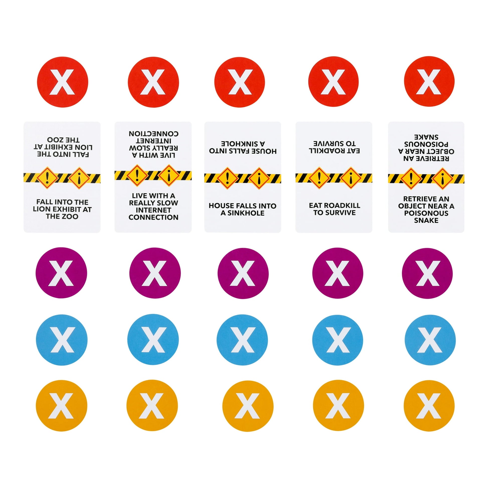 Worst Case Scenario Card Game, Moose Games, Family/Party Game, 3-6 Players, Ages 10+