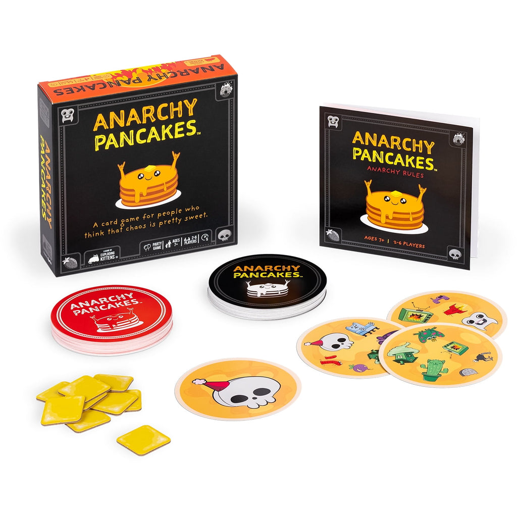 Anarchy Pancakes Party Game by Exploding Kittens Brand