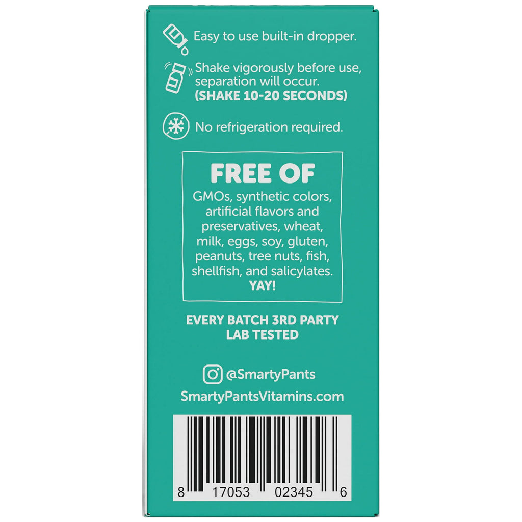 Smartypants Baby Probiotic Drops, 0-24 Months, Unflavored, 0.27 fl oz (8 ml), S