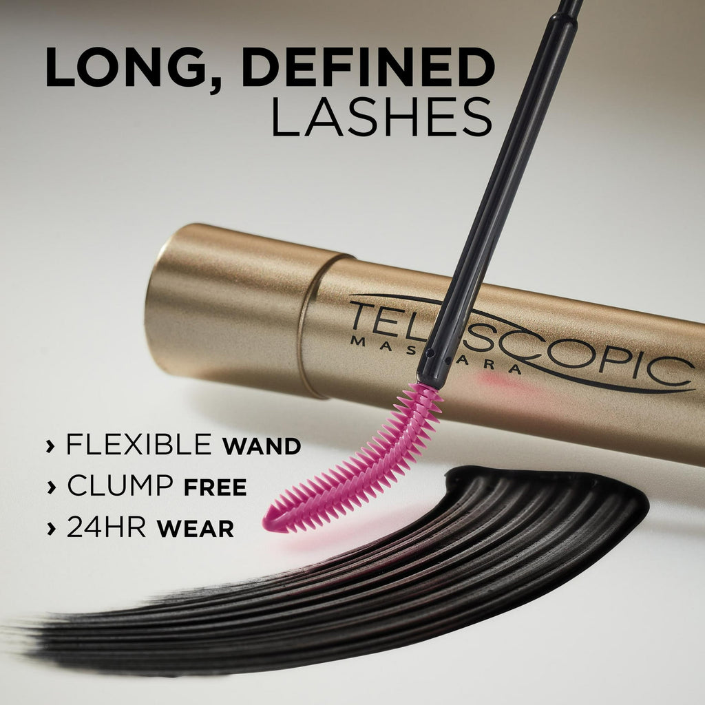 L'Oreal Paris Telescopic Original Washable Intense Lengthening Mascara, Black, 0.27 fl. oz.