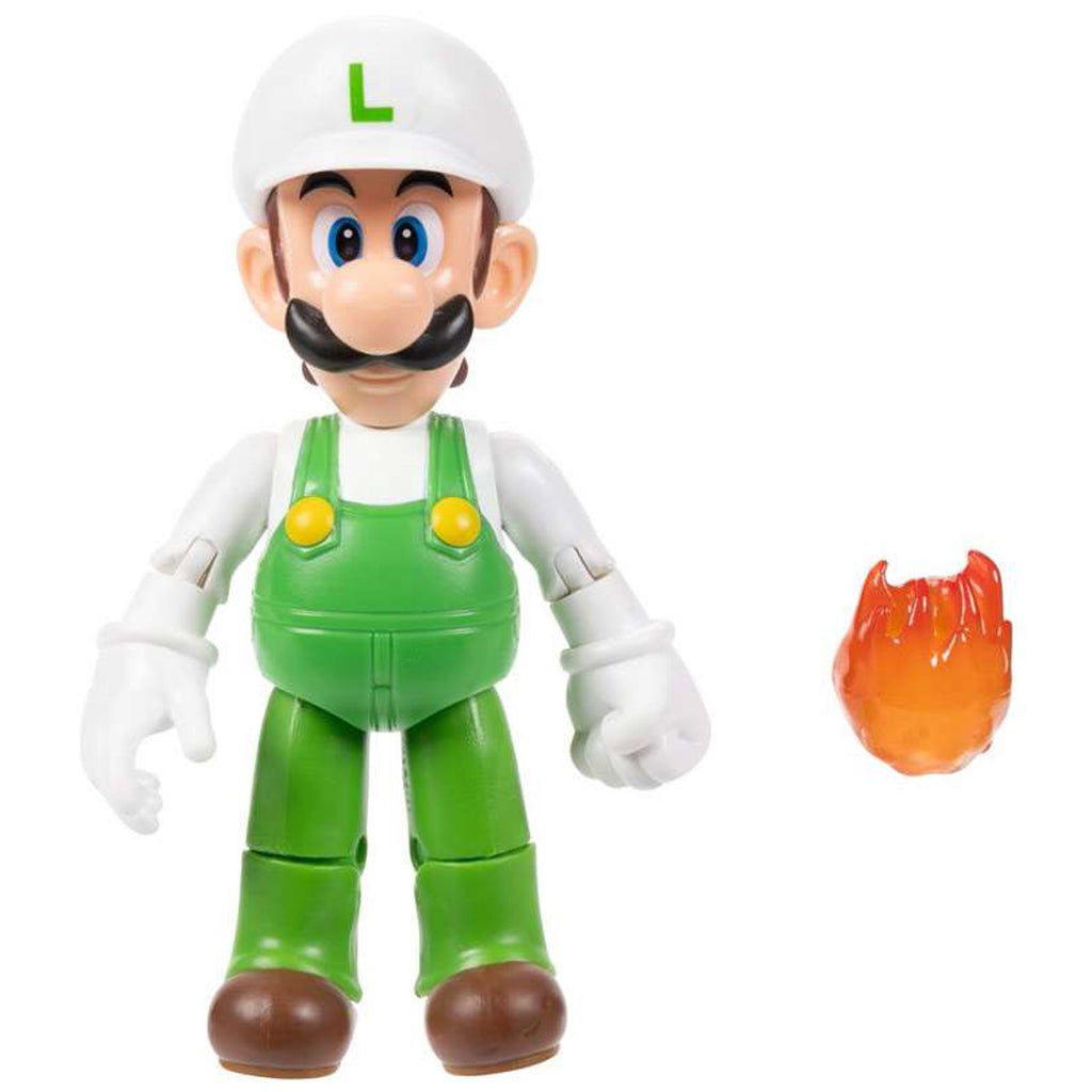 World of Nintendo Wave 41 Fire Luigi Action Figure (with Fire Accessory)