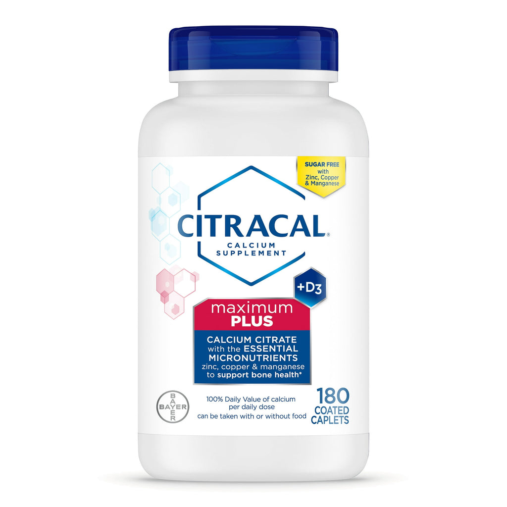 Citracal Maximum Plus Calcium Supplement, Calcium with Vitamin D3, Coated Caple