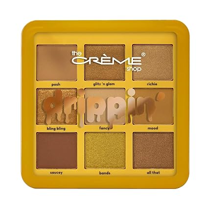 The Crème Shop Drippin' 9 Color Palette | Brown Eyeshadow Palette | Matte & Shi