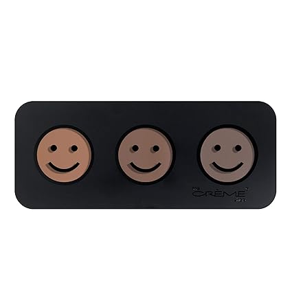 The Crème Shop | 123 Smile - Shading Cream Trio Face Makeup Palette (Medium)