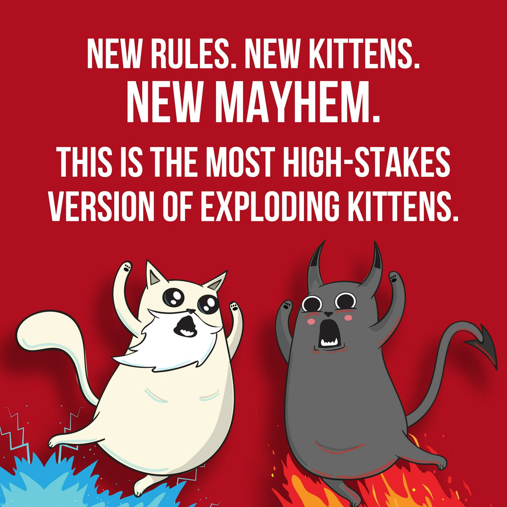 Exploding Kittens: Good vs. Evil Card Game, 15 minutes, Ages 7 and up, 2-5 Players