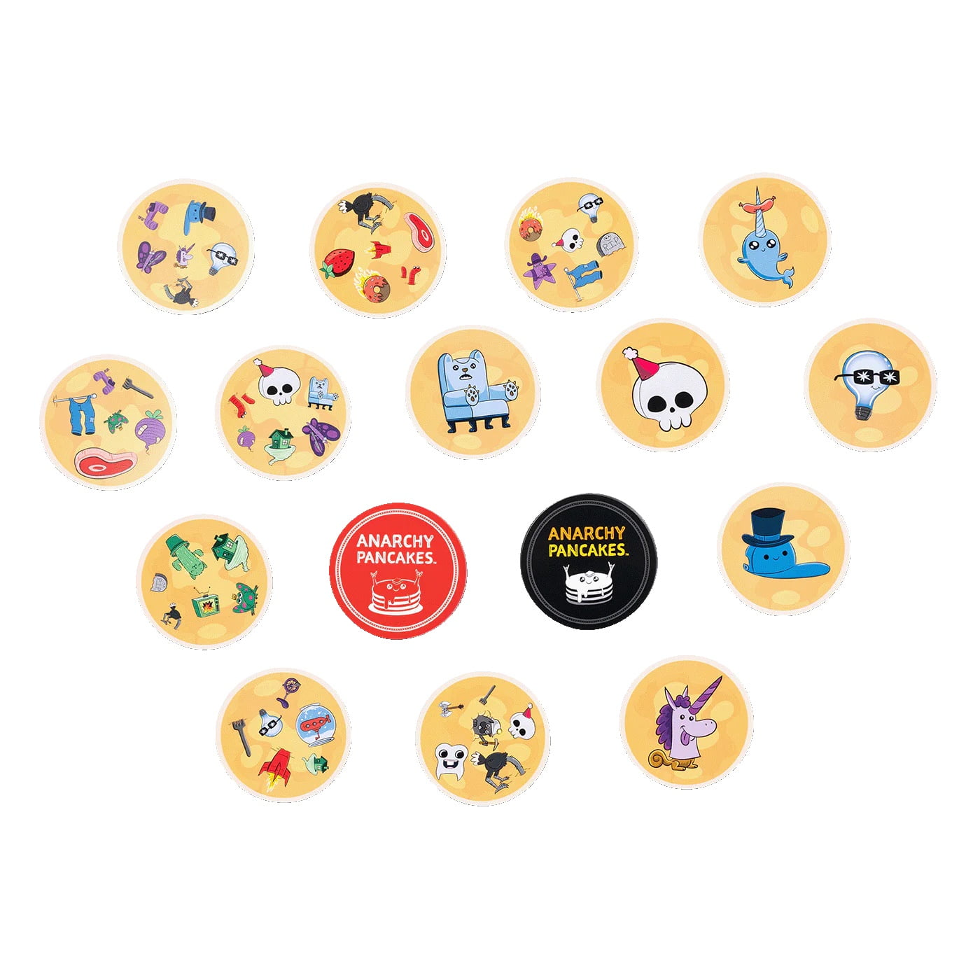 Anarchy Pancakes Party Game by Exploding Kittens Brand