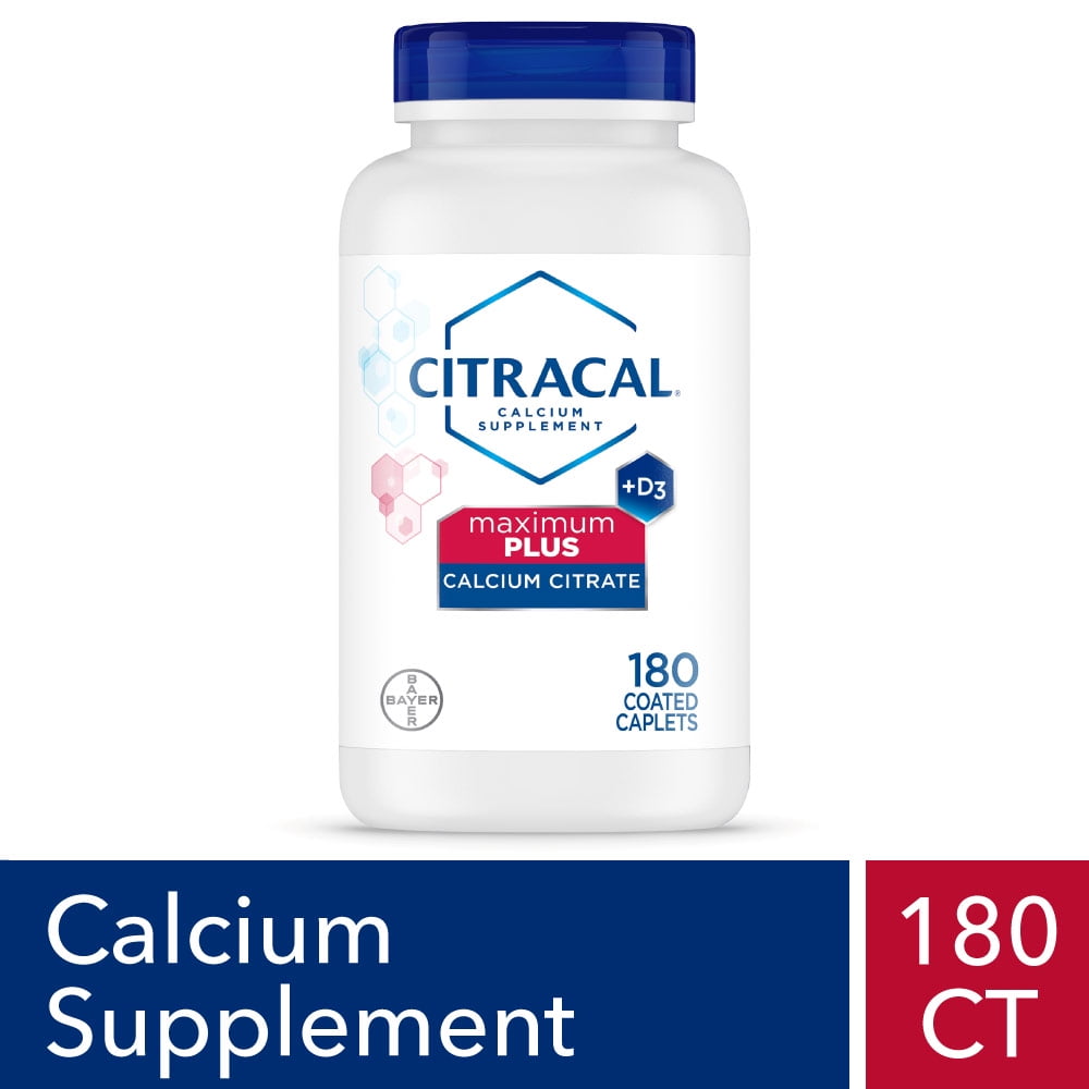 Citracal Maximum Plus Calcium Supplement, Calcium with Vitamin D3, Coated Caple