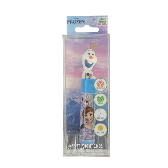 Frozen Olaf Plant Based Blueberry Flavored Lip Balm and Topper