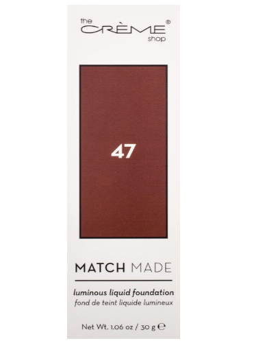 The Crème Shop | Match Made Luminous Liquid Foundation - 1.06 oz #47