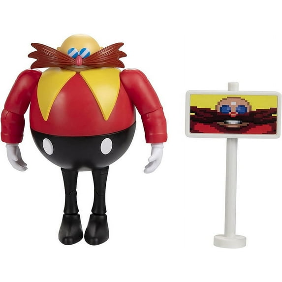 Sonic The Hedgehog Wave 5 Dr. Eggman Action Figure (Classic, with Goal Plate)