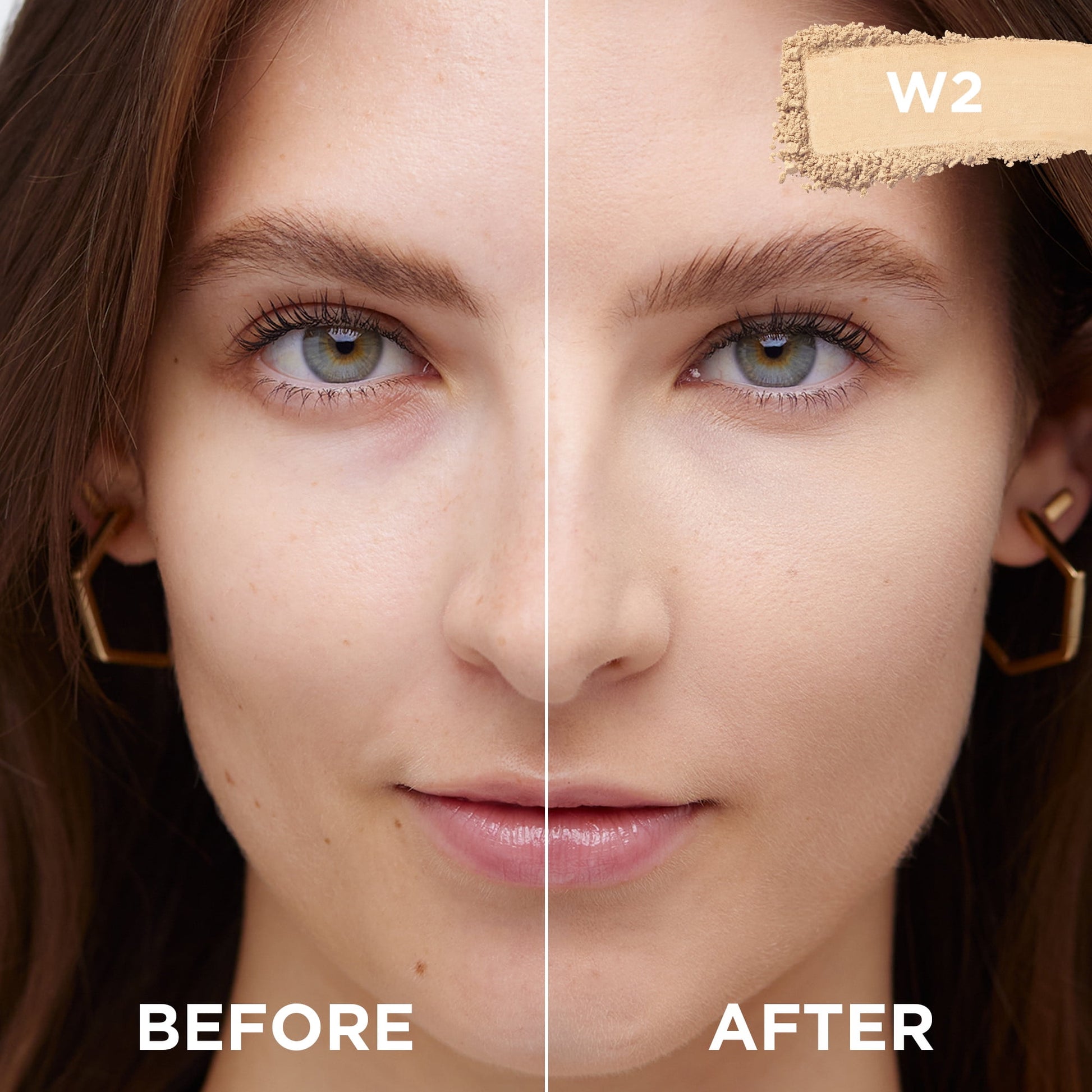 L'Oreal Paris True Match Super Blendable Oil Free Makeup Powder, Light Ivory, 0.33 oz W2