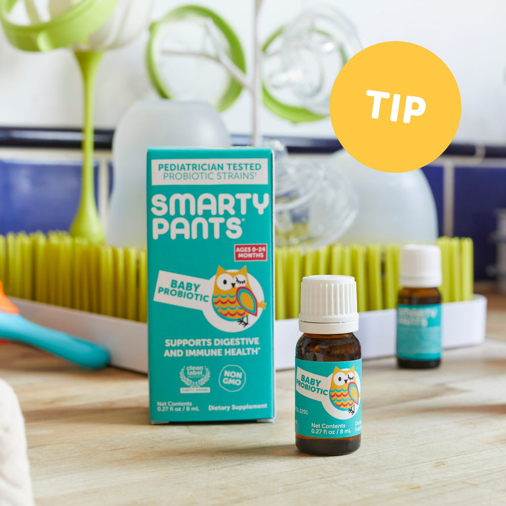 Smartypants Baby Probiotic Drops, 0-24 Months, Unflavored, 0.27 fl oz (8 ml), S