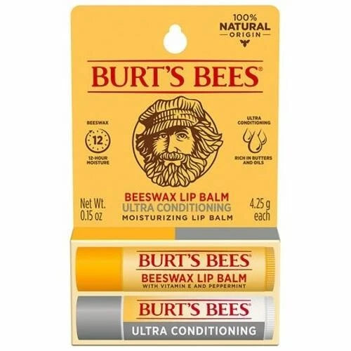 Burt s Bees Beeswax Lip Balm Original and Ultra Conditioning