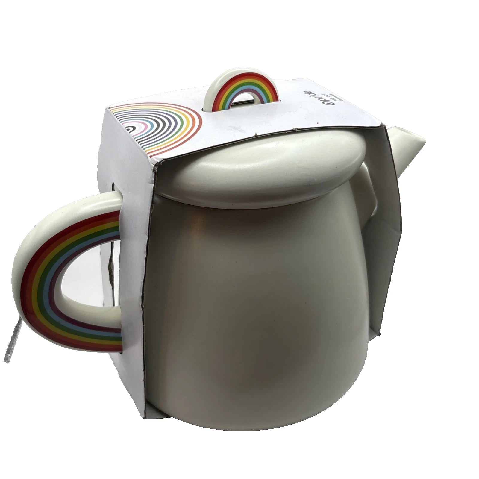 Target Pride 2025 Spill the Tea Rainbow Teapot 35oz Ceramic Stoneware New