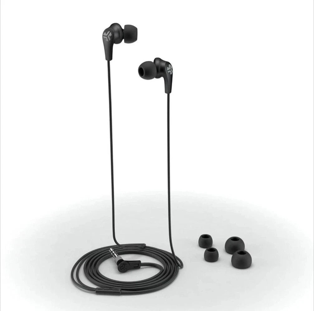 JLab JBuds 2 Signature Earbuds with 3.5 mm Headphone Black Pearl NEW