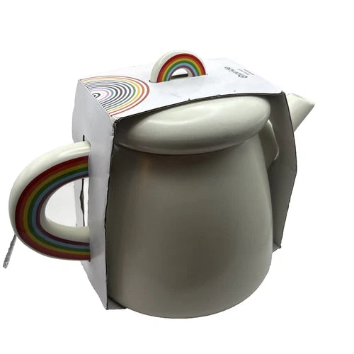 Target Pride 2025 Spill the Tea Rainbow Teapot 35oz Ceramic Stoneware New