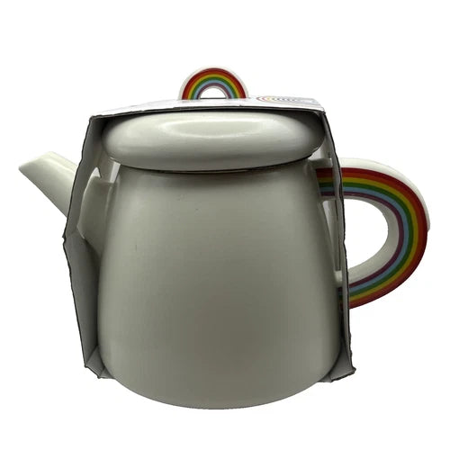 Target Pride 2025 Spill the Tea Rainbow Teapot 35oz Ceramic Stoneware New