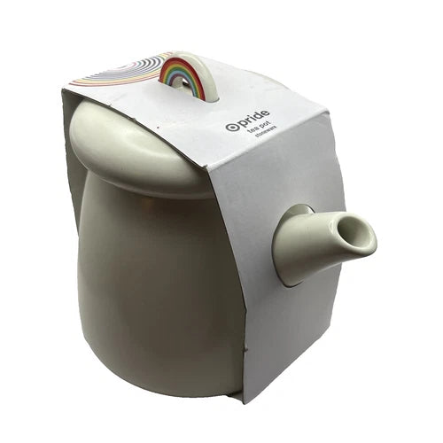 Target Pride 2025 Spill the Tea Rainbow Teapot 35oz Ceramic Stoneware New