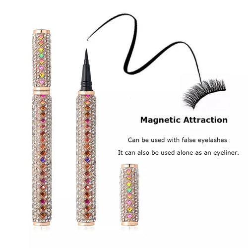 Liquid Eyeliner Waterproof Eye Liner Eyelash Glue Waterproof Cat Eyeliner Pencil Lash Glue Pen